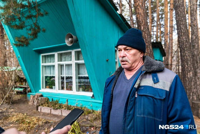 Местный работник Николай  | Источник: Мария Ленц / NGS24.RU