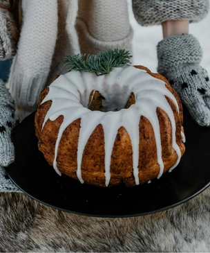 Рецепт дня: домашний английский кекс с ромовой карамелью