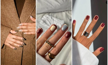 От «кремового кашемира» до горошка: 20 самых модных идей маникюра на зиму 2025–2026 года