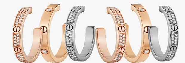 Фото №1 - Крупным планом: серьги из коллекции Cartier Love