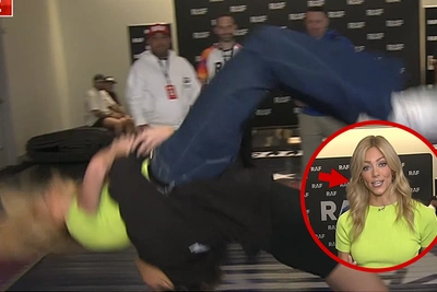 Журналистку Fox News бросили на мат в эфире