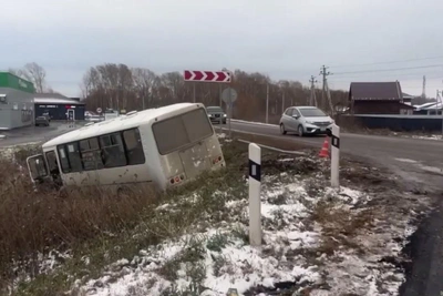 Появилось видео с места ДТП с автобусом в Ленинском