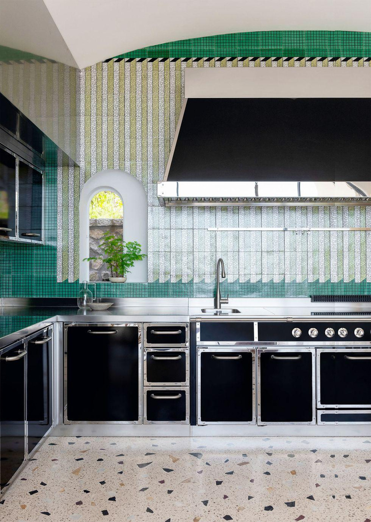 Фото-обзор дизайна на кухне и идеи оформления пола керамической плиткой