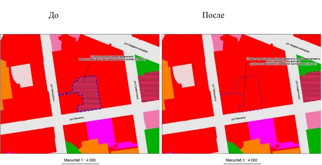 Территорию привели в соответствие с Генпланом, там она относится к зоне общественно-деловой застройки | Источник: комиссия ПЗЗ