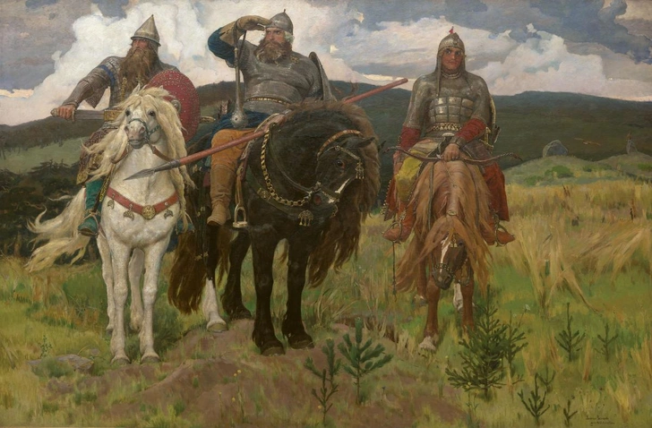 В.М. Васнецов. «Богатыри», 1881–1898 гг. Государственная Третьяковская галерея. | Источник: tretyakovgallery.ru