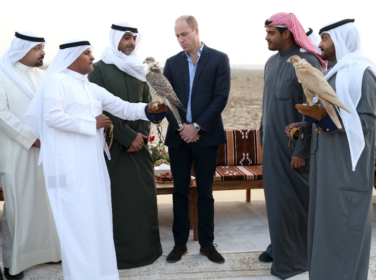 Принц Уильям в Кувейте