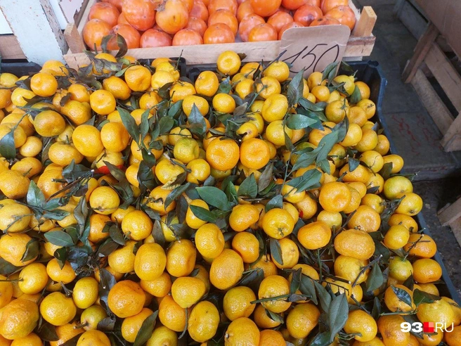 Так выглядят китайские мандарины | Источник: Екатерина Железнова / 93.RU