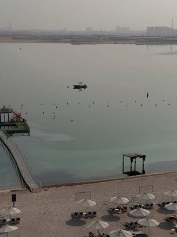 Возле берега расползаются черные пятна | Источник: Алексей Богданов / Threads (экстремистская организация, деятельность запрещена на территории РФ)