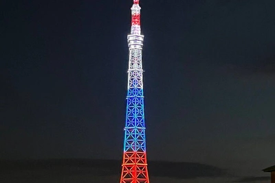 Петербургская телебашня отметит воссоединение Крыма подсветкой