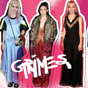 7 модных образов певицы Grimes