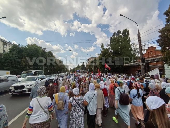 Воронежские автомобилисты не сразу поняли, что происходит в городе | Источник: Андрей Пашинский /Voronezh1.ru