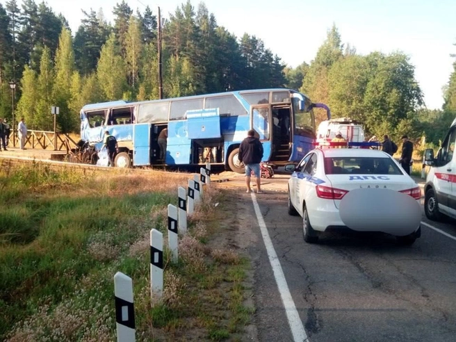 В больницы после аварии доставили 17 человек | Источник: Северо-Западная транспортная прокуратура / Telegram