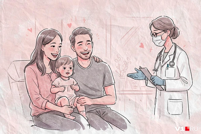 Врач советует не спешить обмазывать дитя зеленкой, а быстрее вести его в поликлинику | Источник: Полина Авдошина / V1.RU