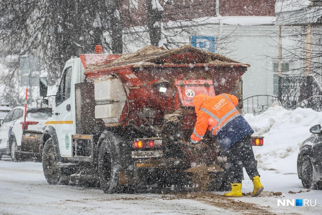 Снегопад в Нижнем не отступает | Источник: Наталья Бурухина / NN.RU