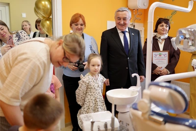 В Шимской ЦРБ открыли детский стоматологический кабинет