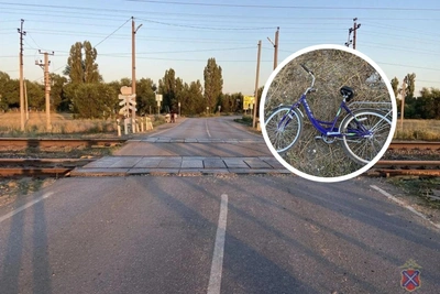 Школьник на велосипеде попал под поезд в Волгоградской области