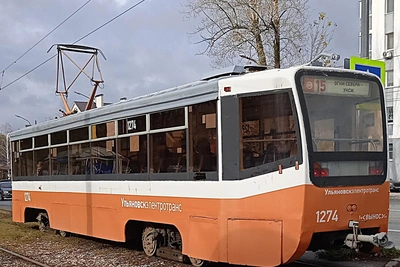 Схема движения трамваев в центре Ульяновска изменилась