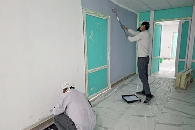 Отделка помещений в Белинской больнице продолжается
