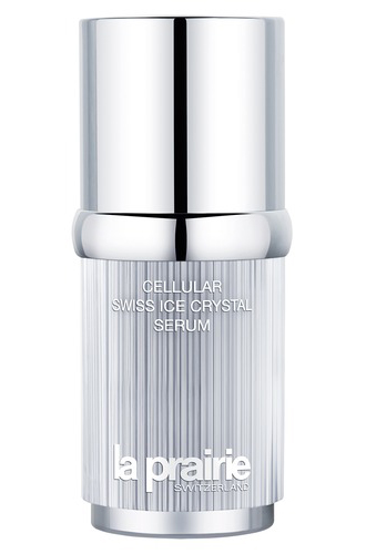 Легкая антивозрастная сыворотка Cellular Swiss Ice Crystal Serum, La Prairie. Омолаживает и освежает кожу, заметно уменьшая первые признаки увядания. Помогает коже адаптироваться к повседневным факторам стресса, вызывающим повреждение кожи. Для лица, шеи и области декольте.