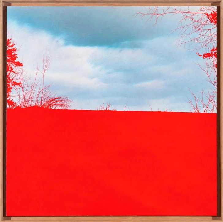 Эрик Булатов. «Земля и небо», 1994. Холст, масло | Источник: Vladey