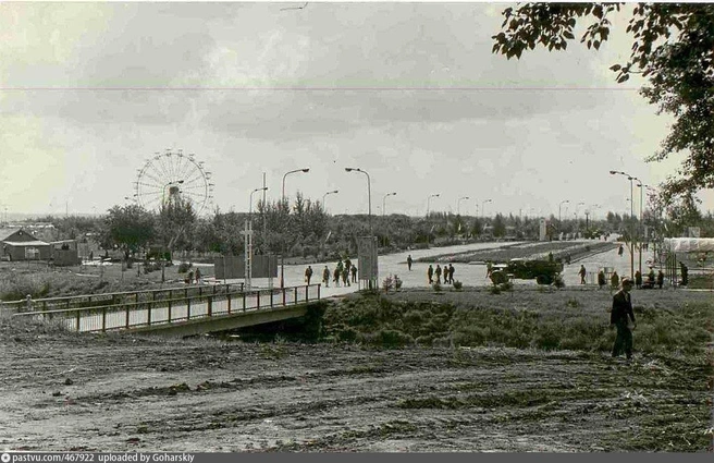 Вид на лодочную станцию в ЦПКиО, 1974 г., Курган | Источник: Старый Курган