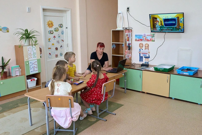 Занятия в детском саду | Источник: АО «Богучанская ГЭС»