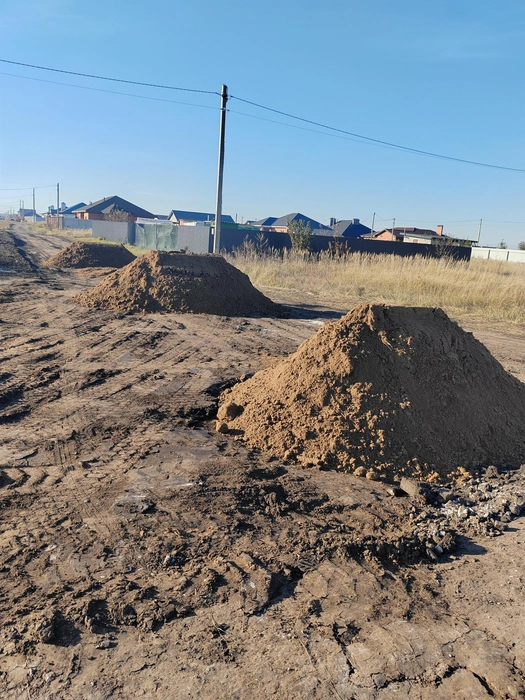 Пока дорога на стадии «пирога из песка» | Источник: «Редакция газеты „Ставрополь-на-Волге“ / vk.com