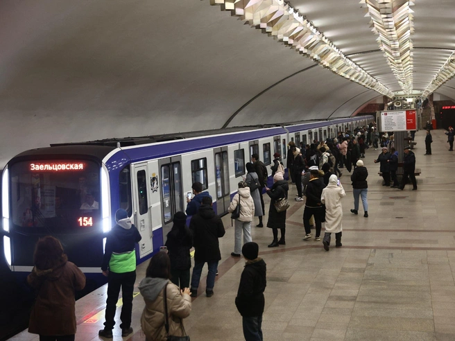 Состав вышел на линию 16 октября | Источник: Александр Ощепков / NGS.RU