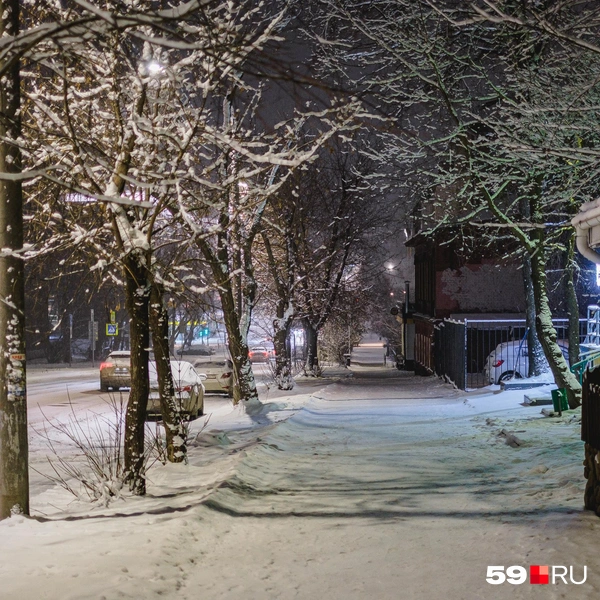 Тротуары почищены или утоптаны? | Источник: Тимофей Калмаков / 59.RU