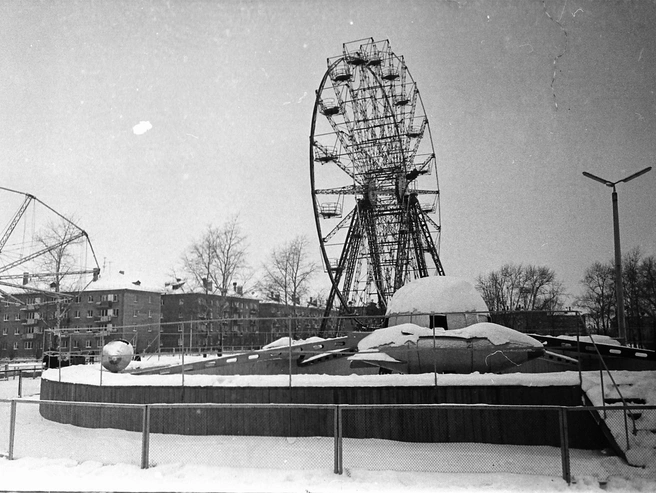 Юбилейный парк в зимнем убранстве | Источник: Виктор Латышев / музей Боевой и Трудовой Славы средней школы № 36