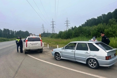 Рейд ГИБДД и приставов на Курганском шоссе