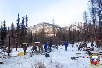 Охотника нашли мертвым в сгоревшем зимовье в Тофаларии