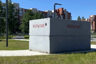 В Кронштадте появились бетонные укрытия от дронов