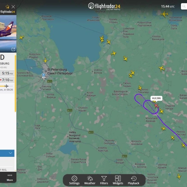 Источник: flightradar24.com