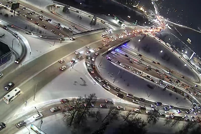 Уфа в 9-балльных пробках после снегопада — худшие участки