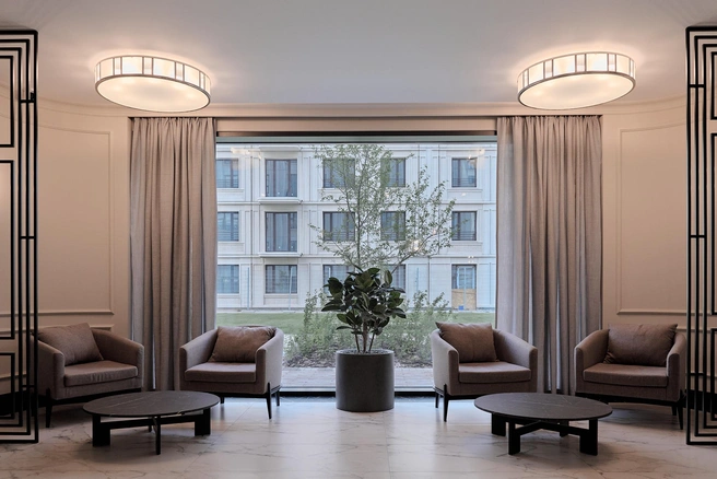 Подъезд в башне «На Декабристов» | Источник: ООО «Брусника»