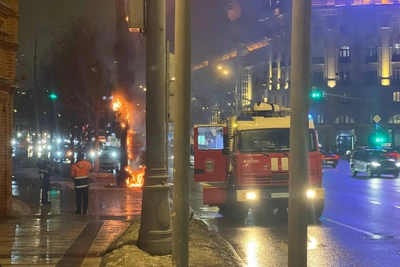 Пожар у метро Павелецкая: очевидцы сообщили о дыме и пламени