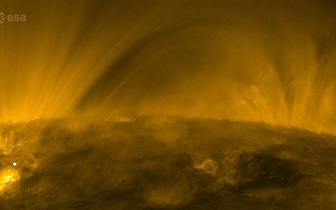 Cмотрим новое 35-секундное видео с Солнца: там есть пушистый мох, извержения и прохладные дожди
