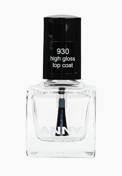 Топовое покрытие Anny Закрепляющее для лака «Супер блеск» High gloss top coat