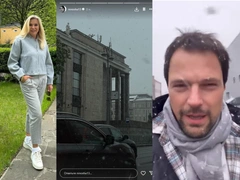 Козловский шутил о лете, Юдашкина радовалась смене времен: майский снегопад в Москве ошеломил