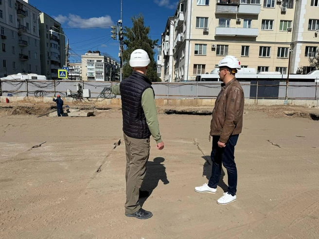Министр уверяет, что работы идут согласно графику | Источник: Александр Фомин / T.me