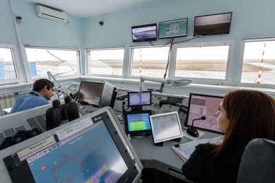 Ураганный ветер задерживает рейсы в Волгограде