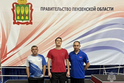 Пензенские спасатели сыграли на Кубке области по теннису