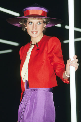 1989Принцесса во время визита в Гонконг 7 ноября 1989 года.