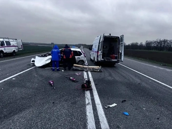 Пострадали еще несколько человек, в том числе ребенок | Источник: Госавтоинспекция Ставропольского края