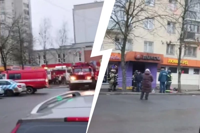 В Ярославле сгорел супермаркет «Дикси»