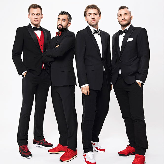 Артем Ребров, Александр Самедов, Кирилл Панченко и Федор Кудряшов | marieclaire.ru