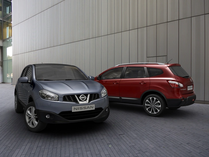 Рестайлинговый Nissan Qashqai первого поколения