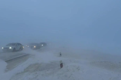 Реверсивное движение на трассе Светлоград-Благодарный