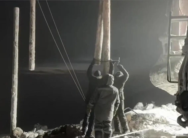 Работы идут круглосуточно | Источник: Россети Северо-Запад / T.me